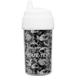 Skulls Toddler Sippy Cup (Personalized)