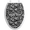 Skulls Toilet Seat Decal - Elongated (Personalized)
