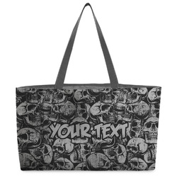 Skulls Beach Totes Bag - w/ Black Handles (Personalized)