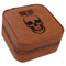 Skulls Travel Jewelry Boxes - Leather - Rawhide - Angled View