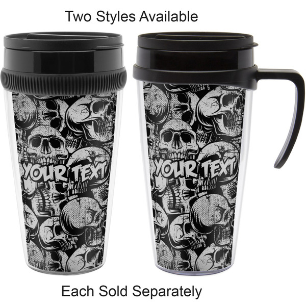 Skulls Travel Mugs - with & without Handle