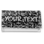 Skulls Vinyl Checkbook Cover (Personalized)