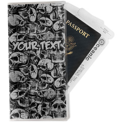 Skulls Travel Document Holder
