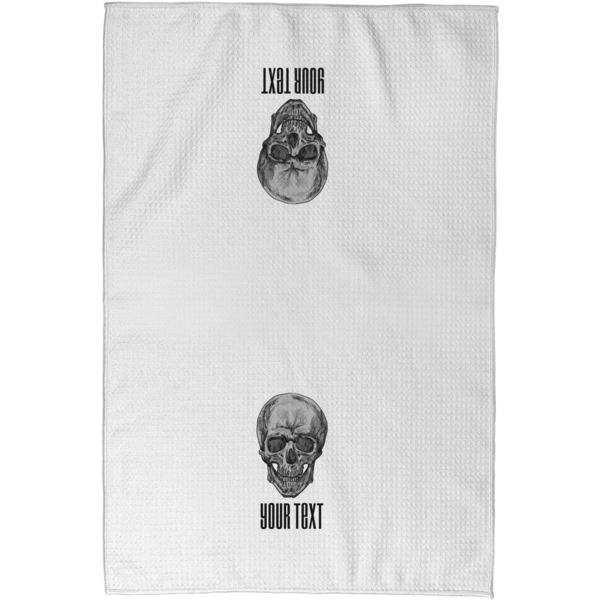Skulls Waffle Towel - Partial Print - Approval Image