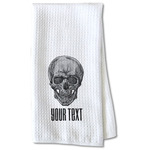 Skulls Kitchen Towel - Waffle Weave - Partial Print (Personalized)