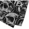 Skulls Waffle Weave Towel - Closeup of Material Image