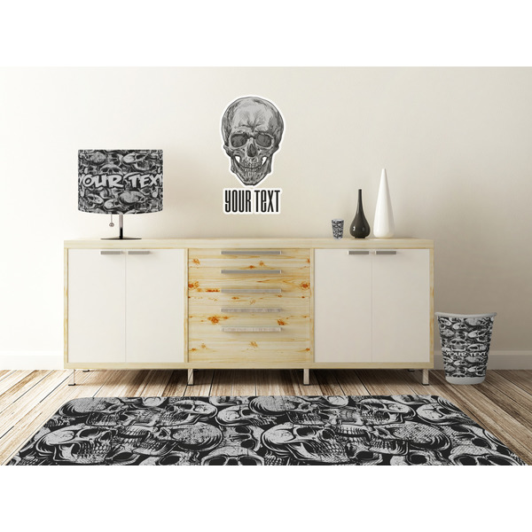 Skulls Wall Graphic Decal Wooden Desk