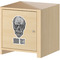 Skulls Wall Graphic on Wooden Cabinet