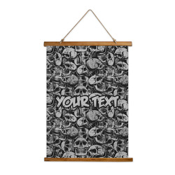Skulls Wall Hanging Tapestry - Tall (Personalized)