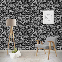 Skulls Wallpaper & Surface Covering (Peel & Stick - Repositionable)