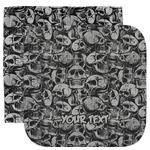 Skulls Facecloth / Wash Cloth (Personalized)