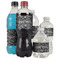 Skulls Water Bottle Label - Multiple Bottle Sizes