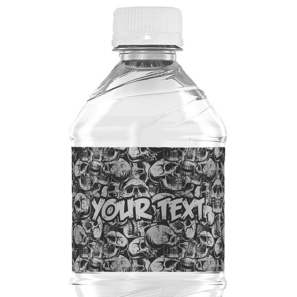 Custom Skulls Water Bottle Labels - Custom Sized (Personalized)