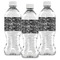 Skulls Water Bottle Labels - Front View