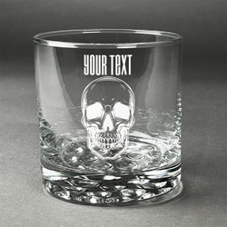 Skulls Whiskey Glass - Engraved (Personalized)
