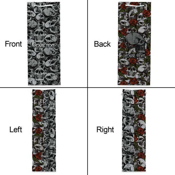 Skulls Wine Gift Bag - Gloss - Approval