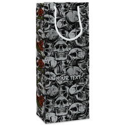 Skulls Wine Gift Bags - Gloss (Personalized)