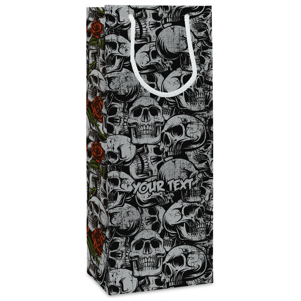 Custom Skulls Wine Gift Bags (Personalized)