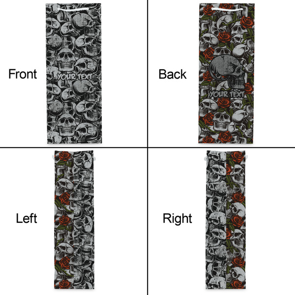 Skulls Wine Gift Bag - Matte - Approval