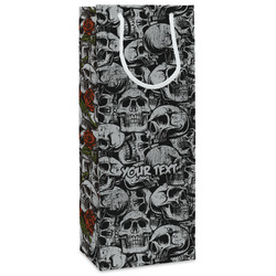 Skulls Wine Gift Bags - Matte (Personalized)