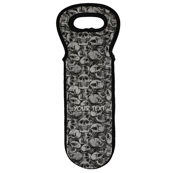 Custom Skulls Wine Tote Bag (Personalized)