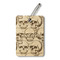 Skulls Wood Luggage Tags - Rectangle - Front/Main