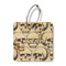 Skulls Wood Luggage Tags - Square - Front/Main