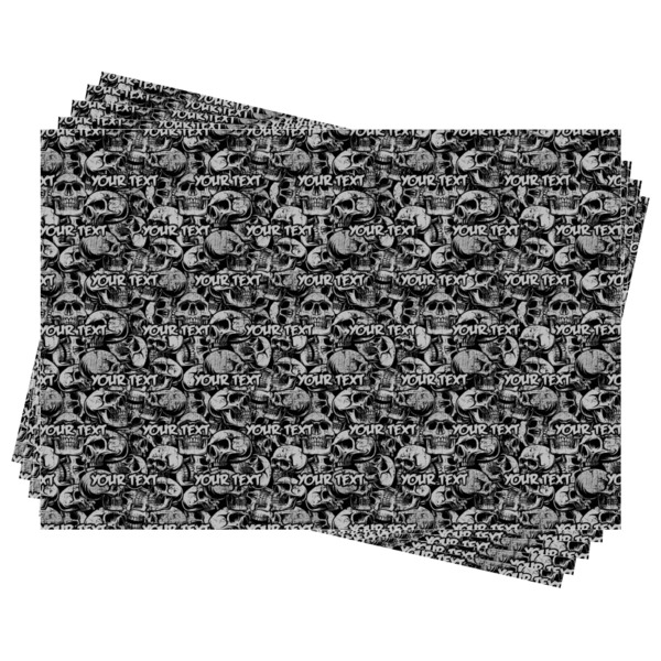 Skulls Wrapping Paper - Front & Back - Sheets Approval