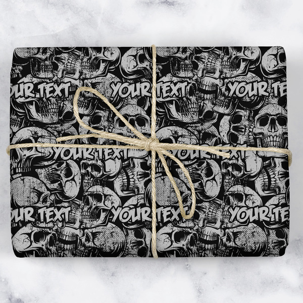 Custom Skulls Wrapping Paper (Personalized)