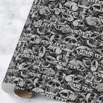 Skulls Wrapping Paper Roll - Large (Personalized)