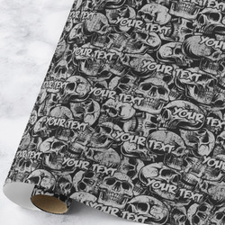 Skulls Wrapping Paper Roll - Large - Matte (Personalized)