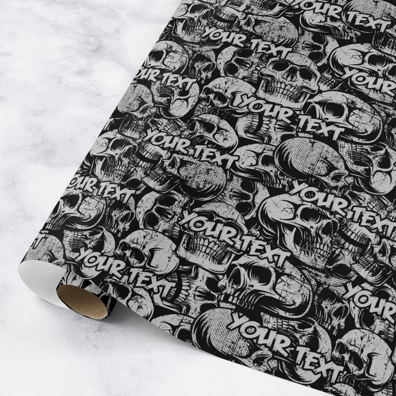 Skulls Wrapping Paper (Personalized) - YouCustomizeIt