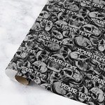 Skulls Wrapping Paper Roll - Small (Personalized)