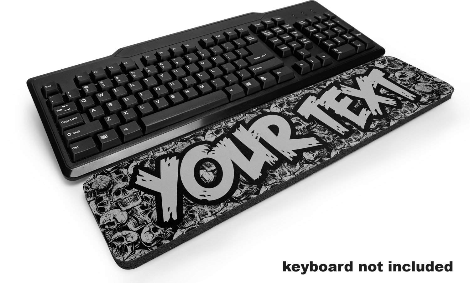 Custom Skulls Keyboard Wrist Rest (Personalized) YouCustomizeIt