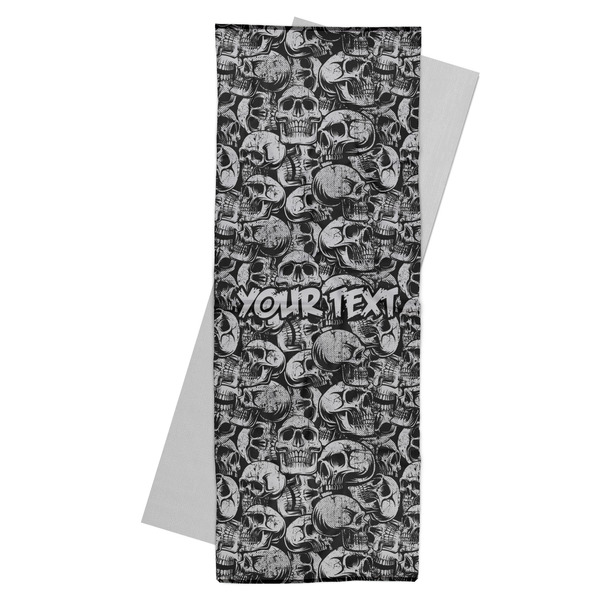 Custom Skulls Yoga Mat Towel (Personalized)