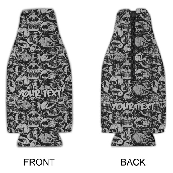 Skulls Zipper Bottle Cooler - APPROVAL