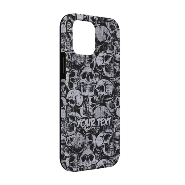 Custom Skulls iPhone Case - Rubber Lined - iPhone 13 Pro (Personalized)