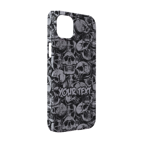 Custom Skulls iPhone Case - Plastic - iPhone 14 (Personalized)
