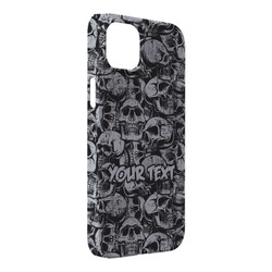 Skulls iPhone Case - Plastic - iPhone 14 Plus (Personalized)