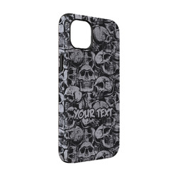 Skulls iPhone Case - Rubber Lined - iPhone 14 (Personalized)
