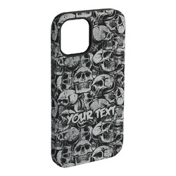 Skulls iPhone Case - Rubber Lined - iPhone 15 Plus (Personalized)