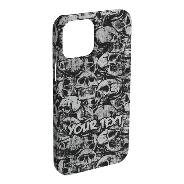 Custom Skulls iPhone Case - Plastic (Personalized)