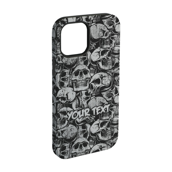 Custom Skulls iPhone Case - Rubber Lined - iPhone 15 (Personalized)