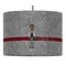 Lawyer / Attorney Avatar 16" Drum Pendant Lamp - Fabric (Personalized)