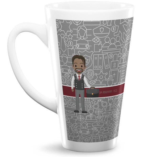 Custom Lawyer / Attorney Avatar Latte Mug (Personalized)