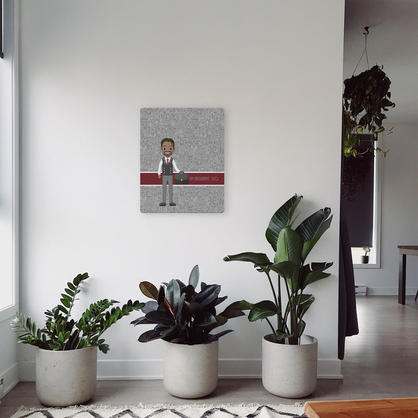 Lawyer / Attorney Avatar 16x20 - Canvas Print - In Context