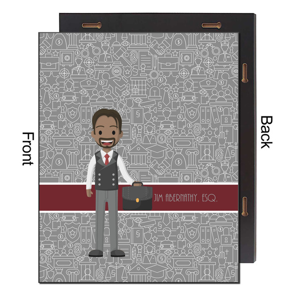 Lawyer / Attorney Avatar 16x20 Wood Print - Front & Back View