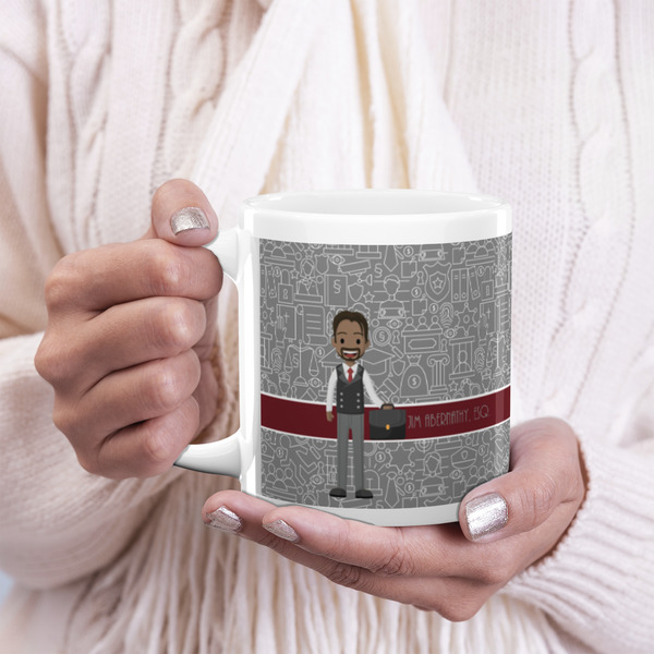 Lawyer / Attorney Avatar 20oz Coffee Mug - LIFESTYLE