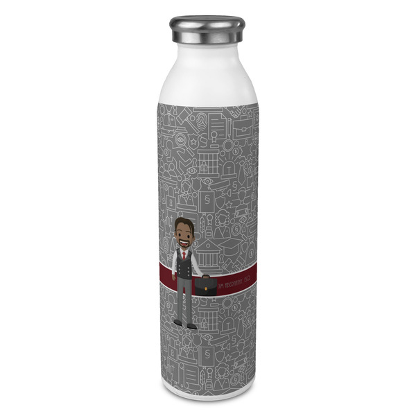 Custom Lawyer / Attorney Avatar 20oz Stainless Steel Water Bottle - Full Print (Personalized)
