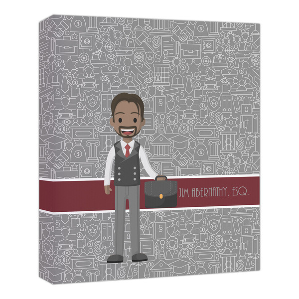 Custom Lawyer / Attorney Avatar Canvas Print - 20x24 (Personalized)